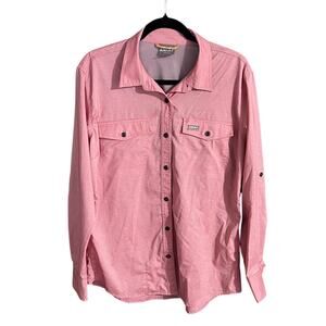 Ariat Rebar Women's sz L Made Tough VentTek DuraStretch Long Sleeve Work Shirt